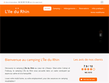 Tablet Screenshot of campingiledurhin.com